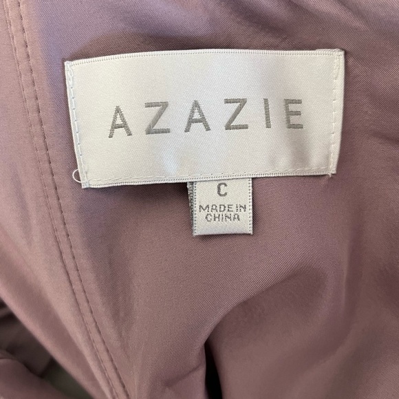 NWT Azazie Audrianna Maxi dress/ Gown/ Dusk/ Double lined/ Approx. size US 14/16 - Picture 13 of 17